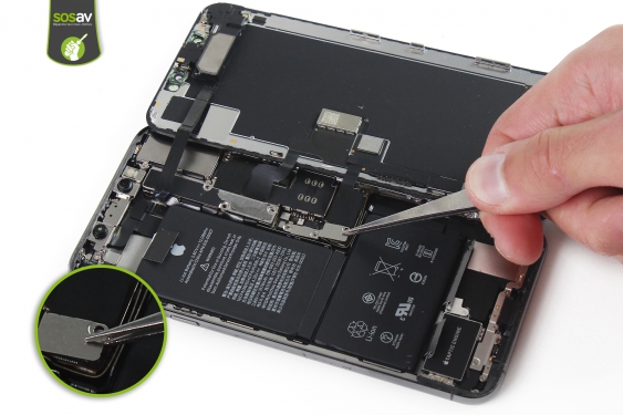 Guide photos remplacement nappe power et flash iPhone XS Max (Etape 10 - image 1)