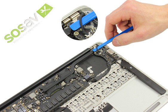 Guide photos remplacement carte d'alimentation (magsafe) MacBook Air 11" Fin 2010 (EMC 2393) (Etape 20 - image 1)