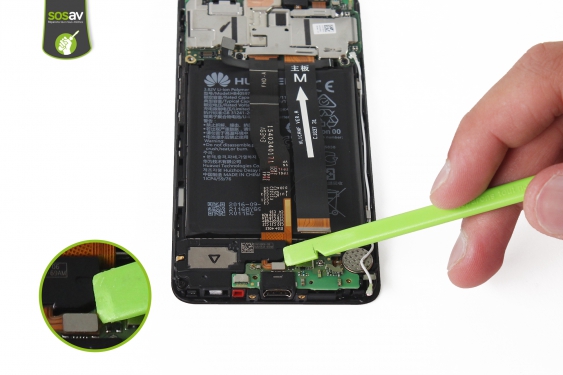 Guide photos remplacement connecteur de charge Huawei Nova (Etape 13 - image 3)