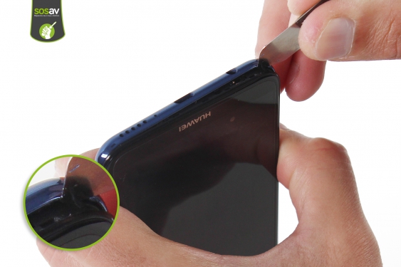 Guide photos remplacement vibreur Huawei Y7 2018 (Etape 4 - image 2)