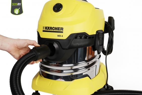 Guide photos remplacement capot supérieur Karcher WD4 premium (Etape 2 - image 3)