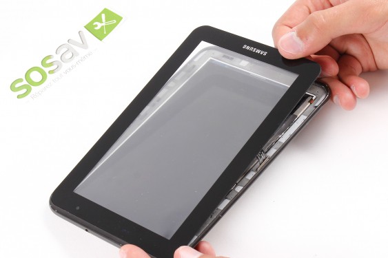 Guide photos remplacement nappe de liaison de l'écran lcd Samsung Galaxy Tab 2 7" (Etape 21 - image 2)