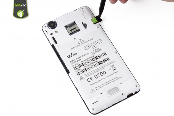 Guide photos remplacement batterie Wiko Rainbow Up 4G (Etape 5 - image 1)