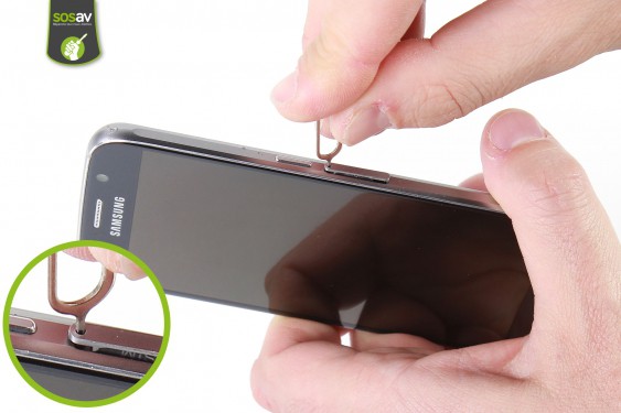 Guide photos remplacement tiroir sim Samsung Galaxy S6 (Etape 2 - image 3)