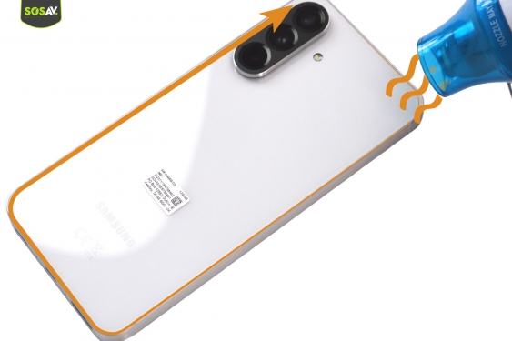 Guide photos remplacement vitre arrière Galaxy A56 (Etape 2 - image 3)