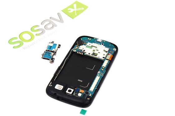 Guide photos remplacement lecteur carte sim + micro sd Samsung Galaxy S3 (Etape 11 - image 1)