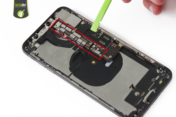 Guide photos remplacement nappe power et flash iPhone XS Max (Etape 17 - image 1)