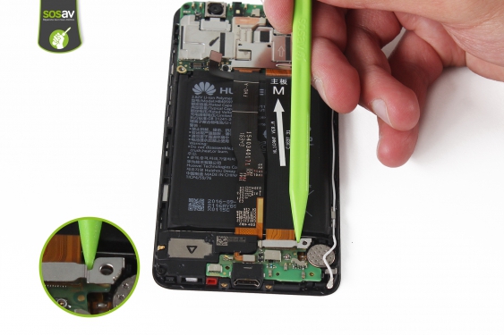 Guide photos remplacement vibreur Huawei Nova (Etape 12 - image 1)