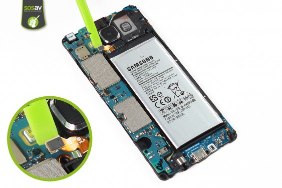 Guide photos remplacement câble coaxial bas Samsung Galaxy A5 (Etape 25 - image 3)