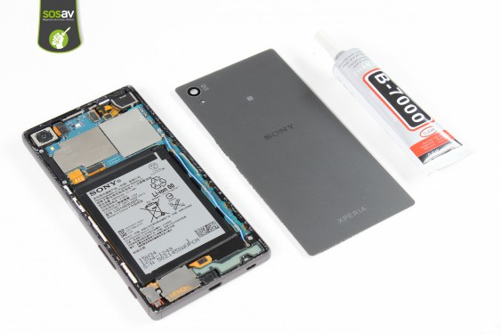Guide photos remplacement appliquer la colle b7000 Compétences smartphone (Etape 1 - image 1)