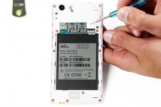 Guide photos remplacement connecteur de charge Wiko Ridge Fab 4G (Etape 6 - image 1)