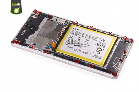 Guide photos remplacement batterie Xperia C5 Ultra (Etape 7 - image 1)