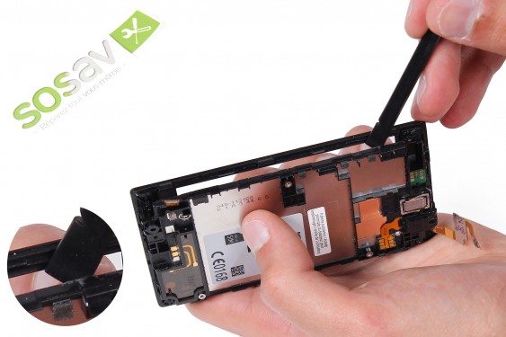 Guide photos remplacement vitre tactile Lumia 520 (Etape 14 - image 3)