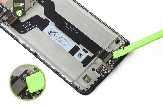 Guide photos remplacement nappe connecteur de charge Redmi Note 6 Pro (Etape 19 - image 1)