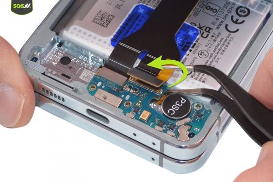 Guide photos remplacement connecteur de charge Galaxy Z Flip5 (Etape 11 - image 3)