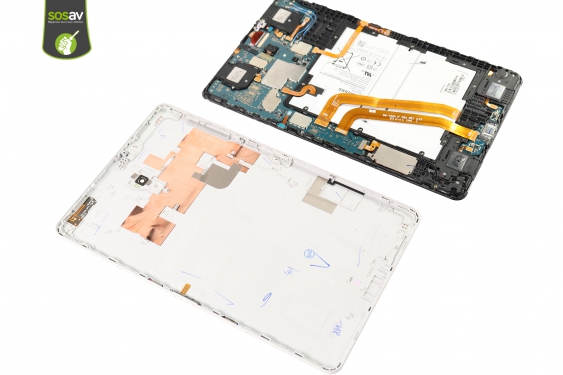Guide photos remplacement haut-parleur haut gauche Galaxy Tab A 10,5 (2018) (Etape 4 - image 1)