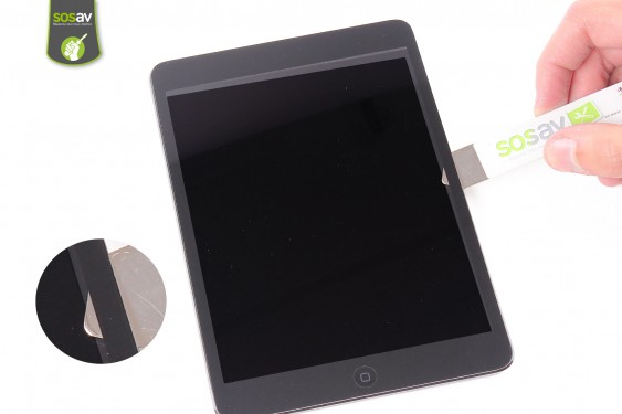 Guide photos remplacement haut-parleur gauche iPad Mini 1 WiFi (Etape 4 - image 1)