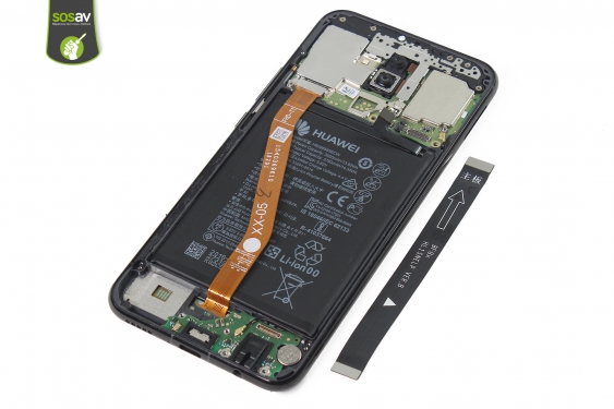 Guide photos remplacement nappe de liaison connecteur de charge Huawei Mate 20 Lite (Etape 16 - image 2)