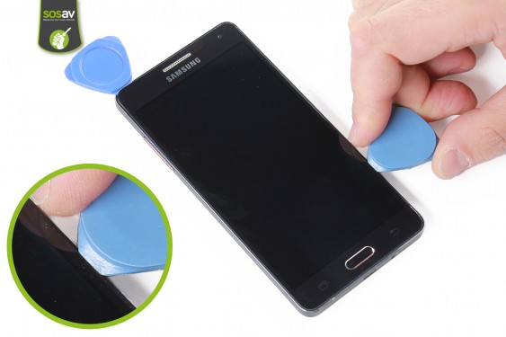 Guide photos remplacement haut-parleur externe Samsung Galaxy A5 (Etape 4 - image 3)
