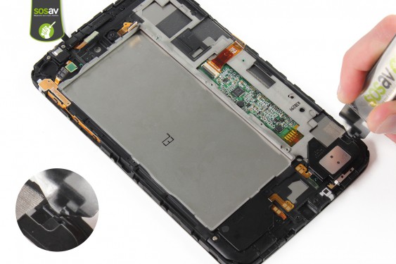 Guide photos remplacement haut-parleur gauche  Galaxy Tab 3 7" (Etape 19 - image 1)