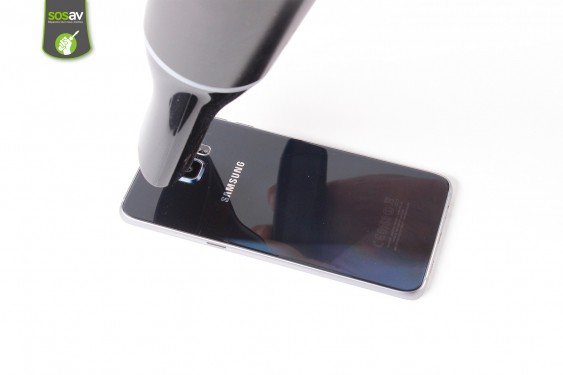 Guide photos remplacement vitre arrière Samsung Galaxy S6 Edge + (Etape 2 - image 2)