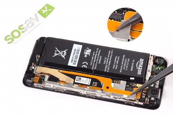 Guide photos remplacement batterie Firephone (Etape 9 - image 1)