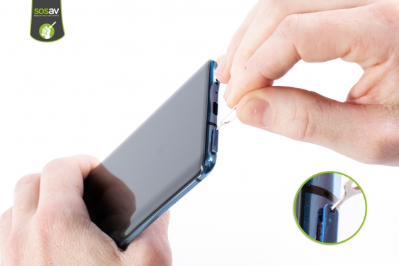 Guide photos remplacement lecteur sim OnePlus 7T Pro (Etape 2 - image 2)