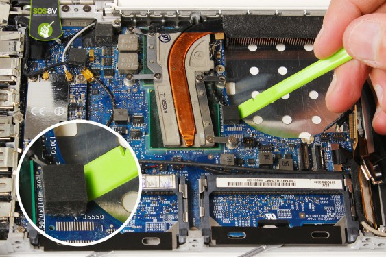 Guide photos remplacement radiateur  Macbook Core 2 Duo (A1181 / EMC2200) (Etape 13 - image 1)