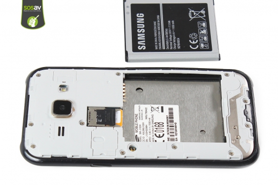 Guide photos remplacement haut-parleur interne Galaxy J1 2015 (Etape 5 - image 1)