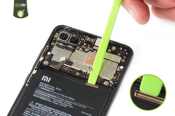 Guide photos remplacement haut-parleur interne Xiaomi Mi 8 Lite (Etape 14 - image 2)