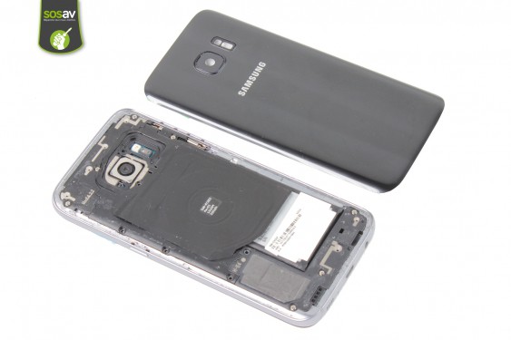 Guide photos remplacement vitre arrière Samsung Galaxy S7 (Etape 4 - image 1)