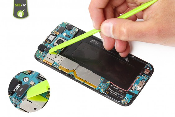 Guide photos remplacement haut-parleur interne/led infrarouge Samsung Galaxy S6 (Etape 11 - image 1)