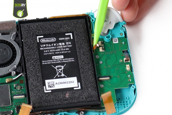 Guide photos remplacement carte fille (gestion boutons de gauche) Nintendo Switch Lite (Etape 15 - image 4)