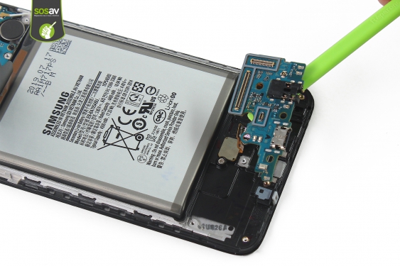 Guide photos remplacement connecteur de charge Galaxy A70 (Etape 14 - image 4)