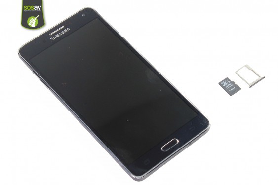 Guide photos remplacement carte microsd Samsung Galaxy A7 (Etape 4 - image 1)