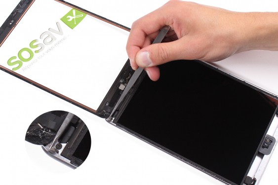 Guide photos remplacement vitre tactile et bouton home iPad Mini 3 WIFi (Etape 7 - image 2)