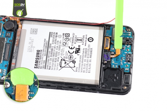 Guide photos remplacement connecteur de charge Galaxy A30s (Etape 16 - image 1)