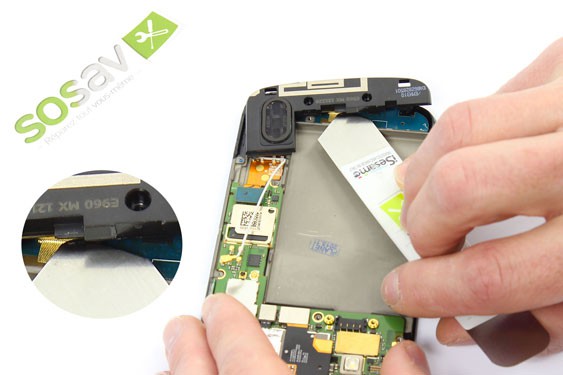 Guide photos remplacement haut-parleur externe + antenne gsm Nexus 4 (Etape 14 - image 2)