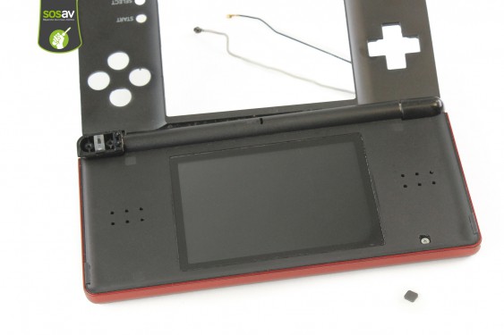 Guide photos remplacement ecran supérieur et haut-parleurs Nintendo DS Lite (Etape 30 - image 4)