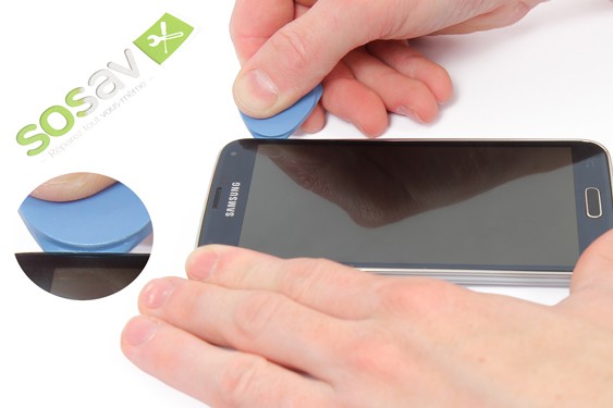 Guide photos remplacement haut parleur externe Samsung Galaxy S5 (Etape 11 - image 2)