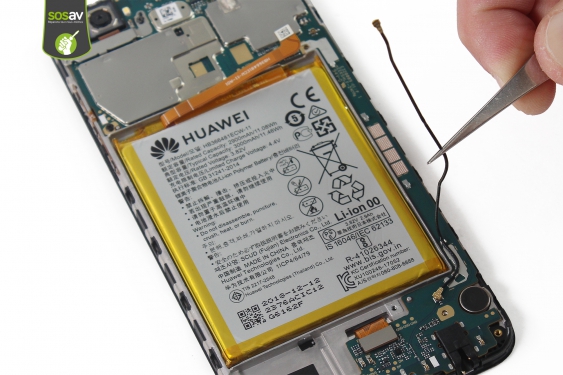 Guide photos remplacement câble d'interconnexion Huawei Y7 2018 (Etape 13 - image 2)