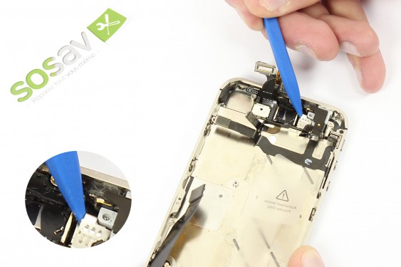 Guide photos remplacement bouton vibreur iPhone 4S (Etape 5 - image 2)