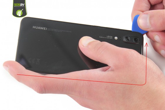 Guide photos remplacement démontage complet Huawei P20 (Etape 3 - image 3)