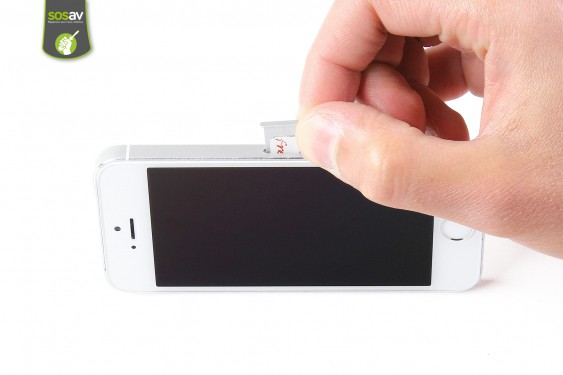 Guide photos remplacement tiroir sim iPhone 5S (Etape 2 - image 3)