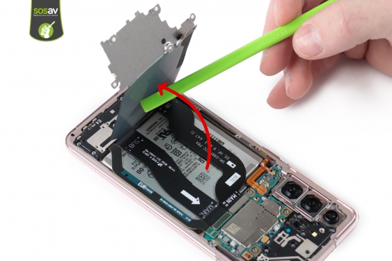 Guide photos remplacement connecteur de charge / lecteur sim Galaxy S21 (Etape 9 - image 2)
