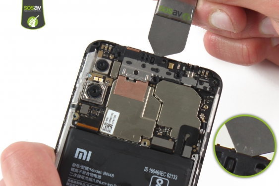 Guide photos remplacement carte mère & caméra arrière Redmi Note 6 Pro (Etape 15 - image 1)