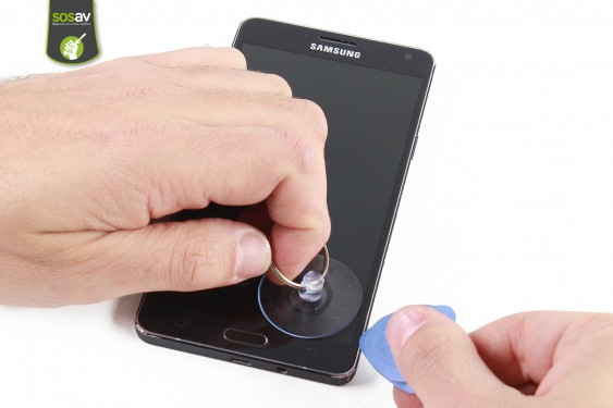 Guide photos remplacement batterie  Samsung Galaxy A7 (Etape 4 - image 2)