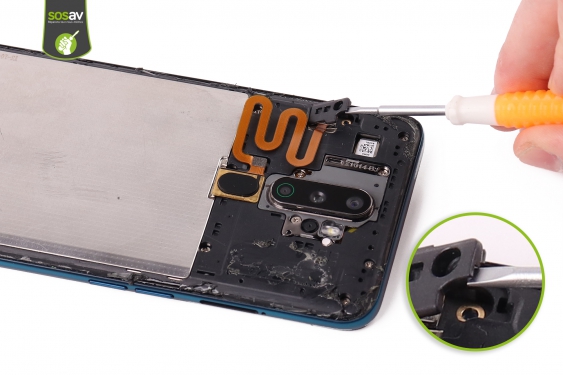 Guide photos remplacement haut-parleur interne Oppo A9 (2020) (Etape 9 - image 2)