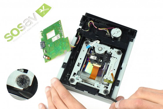 Guide photos remplacement nappe lentille laser Xbox 360 S (Etape 47 - image 1)