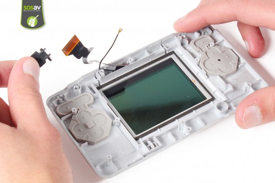 Guide photos remplacement nappe de liaison de la partie supérieure Nintendo DS (Etape 14 - image 2)